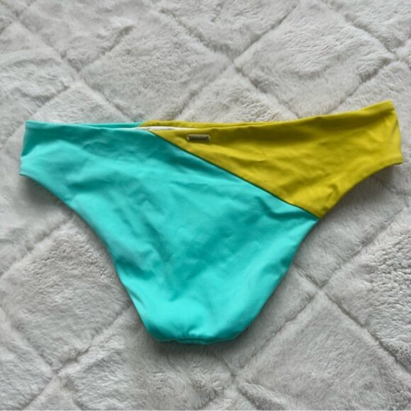 Victoria's Secret | Blue & Yellow The Classic Hipster Bikini Bottom | Size Small - Picture 4 of 8